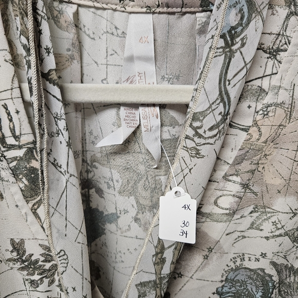Mellissa McCarthy size 4x blouse - Picture 2 of 3